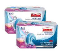 Unibond AERO 360 Moisture Absorber Lavender Garden Refill Tab - 8 x 450g
