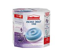 (1PK (2x 450g Refills)) UniBond Aero 360 Moisture Absorber Relaxing Lavender Refill Tabs (2x 450g per pk)