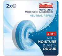 UniBond AERO 360 Moisture Absorber Neutral Refill Tabs 2x450g - Long-Lasting Odour Control for AERO 360 & Other 450g+ Devices