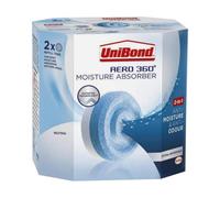Unibond Aero 360 Moisture Absorber Refills 450G - 4 Pack (8 Refills), Dehumidifier Tabs, Damp & Odour Control