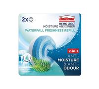 Unibond Aero 360 Moisture Absorber Refills Multi Colour (Waterfall Freshness Refills (Pack 2))