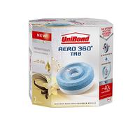 UniBond AERO 360° Moisture Absorber Vanilla Refill Tab, Aromatherapy, Ultra-Absorbent and Odour-Neutralising, for AERO 360° Dehumidifier, Condensation Absorbers, Twin Pack (2 x 450 g)