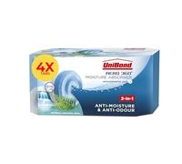 UniBond AERO 360° Moisture Absorber Waterfall Freshness Refill Tab, Aromatherapy, Ultra-Absorbent and Odour-Neutralising, for AERO 360° Dehumidifier, Condensation Absorbers, Four Pack (4 x 450g)
