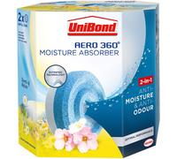 Unibond Aero 360 Moisture Absorber Wild Flower Meadow Refills Pack of 2, Yellow