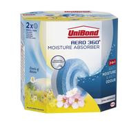 UniBond AERO 360 Wildflower Meadow Moisture Absorber Refills 450g - 12 Pack (24 Refills), Dehumidifier Damp & Odour Control