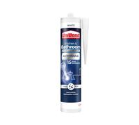 Unibond 2079356 Sealant Cartridge - Anti-Mould for Kitchen & Bathroom - White 274g