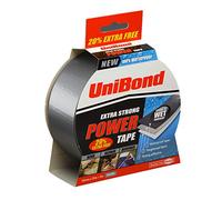 Unibond Extra Strong Duct, Gaffer, Builders and Power Tape Silver 50mm x 25m +20% Extra