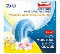 Unibond Aero 360 Moisture Absorber Wild Flower Meadow Refills Pack of 2, Yellow