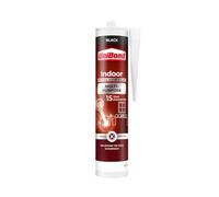 Unibond Indoor Multi- Purpose Sealant, Black Sealant Cartridge, Mould Resistant Black, Ideal for Indoor Multi-purpose use. 1 x 274g