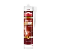 UniBond Indoor Window & Door Frame Sealant, White Acrylic Sealant, Paintable from 1 Hour, 1 x 467g Cartridge