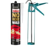 UniBond No More Nails 280ml Grab Adhesive with Caulking Gun