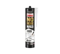 UniBond No More Nails All Materials Crystal Clear High Strength Grab Adhesive, Transparent Construction Glue for Wood, Metal, Brick, Glass & Tile
