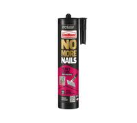 UniBond No More Nails All Materials Heavy Objects White Grab Adhesive, Extra Strong Construction Glue for Wood, Brick, Metal, Ceramic & Concrete, Ind