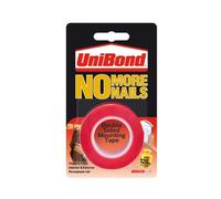 Unibond No More Nails Double-Sided Mounting Tape - 19mm X 1.5M Pack Of 3 For Easy Diy Projects