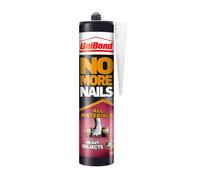 UniBond No More Nails Heavy Objects Construction Adhesive, Grab Adhesive, High Strength Bonding, No Nails Required, White, 440 g Cartridge