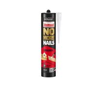 UniBond No More Nails Original Grab Adhesive, Strong, Durable, Solvent-Free Formula, non-drip, Instant Grab Construction Adhesive for Wood, Metal, Brick, Ceramic,