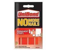 UniBond No More Nails Permanent Strips 19mm x 5cm (10 Strips) by Unibond