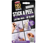 UniBond No More Nails Stick & Peel, Peel-Off Mounting Adhesive, Strong Bonding Adhesive for Shelves & Wall Hanging, Holds up to 6kg**, 44g Tube