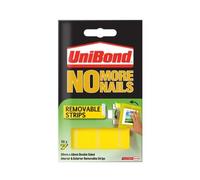 Unibond No More Nails Strip Ultra-strong Removable Translucent - Pack of 20