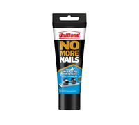 UniBond No More Nails Waterproof, Heavy-Duty Mounting Adhesive, Strong Glue for Mirrors, Wood, Ceramic, Metal etc., No Nails Instant Grab Adhesive Indoor & Outdoor, 1 x 340g Tube