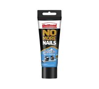 UniBond No More Nails Waterproof, Heavy-Duty Mounting Adhesive, Strong Glue for Mirrors, Wood, Ceramic, Metal etc., No Nails Instant Grab Adhesive Indoor & Outdoor, 1 x 340g Tube