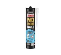 Unibond No More Nails Waterproof Instant Grab Mounting Adhesive Glue 280ml Cartridge, Strong Heavy Duty Fixing for Indoor and Outdoor Surfaces, Multi-Surface Bonding