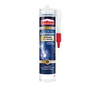 UniBond Speed Seal Translucent, Waterproof Mould Protection Kitchen and Bathroom Sealant, Long-Lasting Translucent Silicone Sealant, Powerful Bath Sealant, 1 x 360g Cartridge