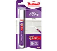 UniBond Triple Protect Grout Reviver Wall Pen 7ml Ice White UNI998703