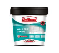 Unibond Ultraforce Ready Mixed White Wall Tile Grout, 1.38Kg Tub