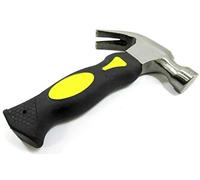 Unibos 10oz Stubby Hammer DIY Small Short Soft Rubber Handle Cushion Grip Claw Nail