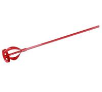 Unibos | 16x3Inch (40cm X 8cm) Steel Paint Mixer - Heavy-Duty Spiral Paddle Drill Attachment for Paint, Plaster, Mud, Rubber Compound, Soap & Homemade Cleaners - 200-700 RPM (1)
