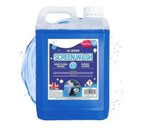 Unibos | 2.5 Litre - Screen Wash For Cars, Windscreen - Concentrate & Effective To -5°C - Car Screen Washer Fluid Cleaner, Mixed Screen Wash, Removes Dirt, Grime, Prevents Freezing