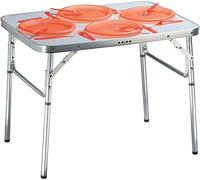 Unibos 2.5ft Folding Camping Table, Lightweight Portable Aluminium Camping Table with Adjustable Height for Picnic Beach Outdoor Indoor
