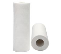Unibos | 2 Bamboo Kitchen Rolls - 40 Strong Sheets Per Roll | 2 Ply Naturally Strong, Absorbent Plastic, Sustainable & Zero Wastage Free Kitchen Paper Towels | Household Cleaning, Spills & Food Prep