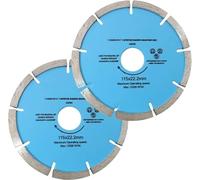 Unibos | 2 PCs 15mm x 8mm Diamond Tipped Mortar Raking Disc Masonry Blade 4-1/2” Grinders (2)