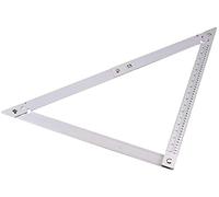 Unibos 24" Professional Builders Folding Angle Floor Measuring Square Ruler Aluminium