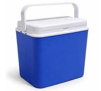 Unibos | 24L Insulated Cool Box - Lightweight Portable Ice Cooler With Handle & Lid - Durable Food-Grade Plastic - Keeps Food & Drinks Hot Or Cold - Ideal For Camping, BBQ, Travel, Outdoor (24L)