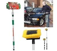 Unibos 2m Telescopic Hose Water Fed Caravan Boat Car Van Bus Window Wash Brush Cleaner