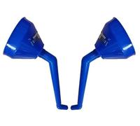 Unibos 2PCs 160mm Fuel Funnel For Oil Can, Blue Plastic Angled Petrol Funnel