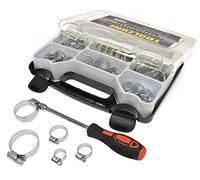Unibos 35pc Stainless Steel Hose Clamp Assortment Set Jubilee Clips Style Wormdrive