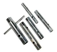 Unibos 6pc Tubular Box Wrench Set 10mm to 19mm Tube Spanners Deep Metric Socket