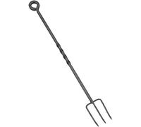 Unibos All Fireside Fireplace Fireside Accessories Item You Need Coal Ash Fire Tools Shovel Poker Tongs Pan Saver New (Fork Black Iron Toasting)