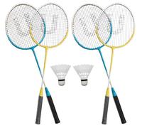 Unibos | Badminton Set For Outdoor Backyard Games - 2 Rackets, Shuttlecock & Carry Bag - Complete Set For 2 Players - Fun Game For Kids & Adults In Garden, Beach, Park (1)