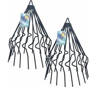 Unibos Black Pointed Chimney Bird Cage Guard Prevent Birds Pointed Fire Black Crows Cowl (Pack of X2)