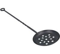 Unibos | Chestnut Roaster Loop Twisted Fire Wood Burner Steel Metal Roasting, Cast Iron Chestnut Roaster with Twist Handle 600mm