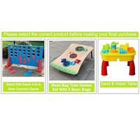 Unibos | Classic Giant 4 In A Row Game For Kids Ages 3+, EVA FOAM, Portable, Fun Strategy Toy Ages 3+, Family & Kids Fun, Essentials For Camping & Family Trips (Sand & Water Table)