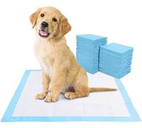 Unibos | Extra Large Supper Absorbent | Puppy Training Pads | Heavy Duty Leak-Proof | Multi-Layered Toilet Mats | Fast Drying | Odour Locking | Dogs Cats Rabbits | White & Blue | 60 X 45 CM