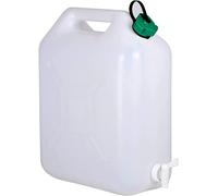 Unibos Heavy Duty |10 Litre Plastic Water Carrier with Tap|Jerry Can Food Grade Container |Extra Strong No Leakage| Multi-Use Integrated Carry Handle Leak Proof Lid