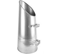 Unibos Heavy Duty | Anthracite 23" |Coal Hod |Bucket Scuttle Galvanised | High Quality | for Fireplace Fire Side Shovel Poker | Silver |Galvanised Coal Hod New