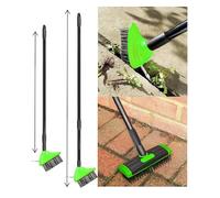Unibos Heavy Duty | Patio Remover Tool | 3 in 1 Weed Brush | Broom Extendable |Telescopic Wire Head Paving Brush| Handle Paving Garden Patio Cleaner | Remove Weed from Block